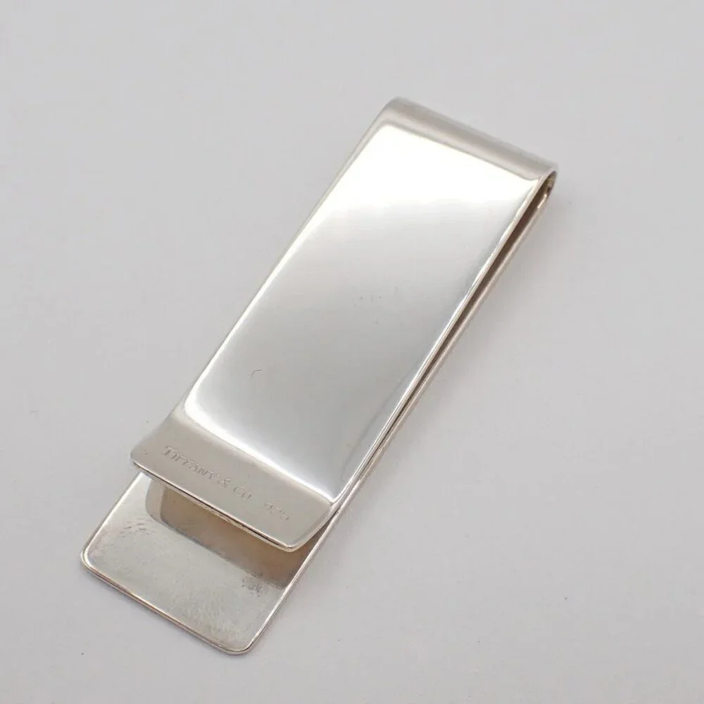 TIFFANY & CO. 1837 Sterling Silver Money Clip Ag 925 05EG280